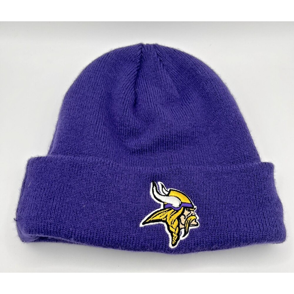 Minnesota Vikings New Era Prime Team Color Knit Cuffed Beanie Purple NFL